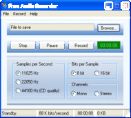 Free Audio Recorder screenshot